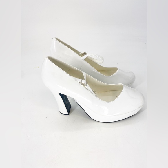 Demonia Shoes - Demonia Dolly 50 Mary Jane Platform White Sz 16